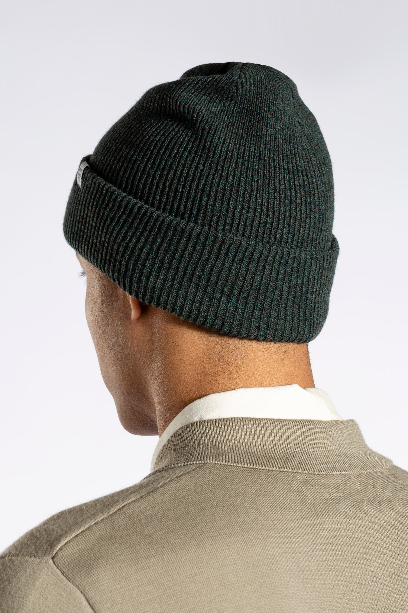 NORSE LAMBSWOOL BEANIE - FOREST GREEN