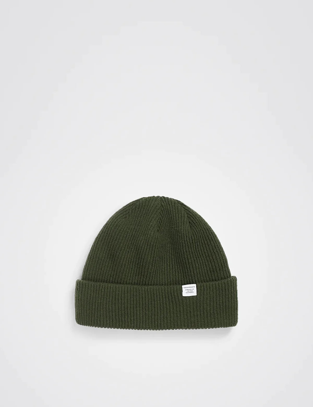 NORSE LAMBSWOOL BEANIE - ARMY GREEN