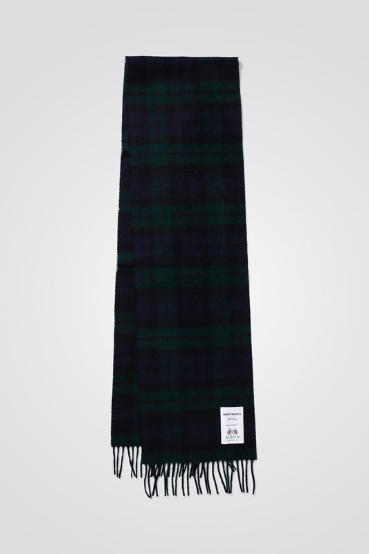 MOON CHECKED LAMBSWOOL SCARF
- BLACK WATCH CHECK