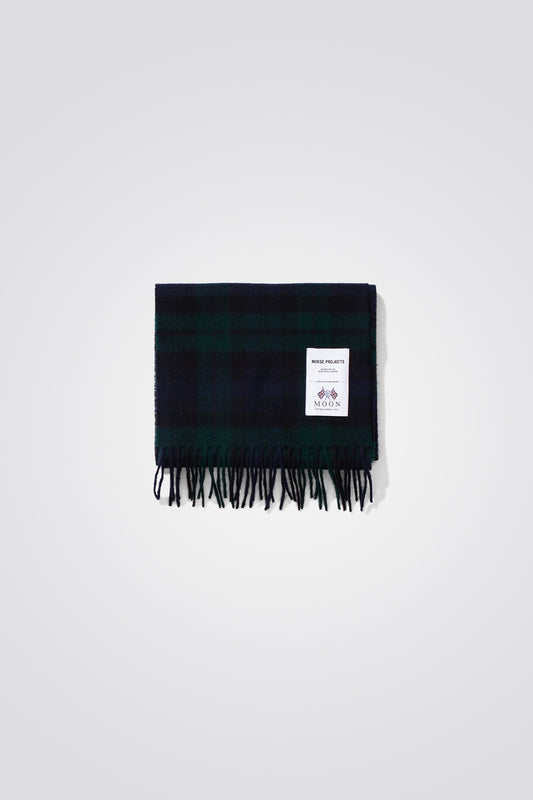 MOON CHECKED LAMBSWOOL SCARF
- BLACK WATCH CHECK