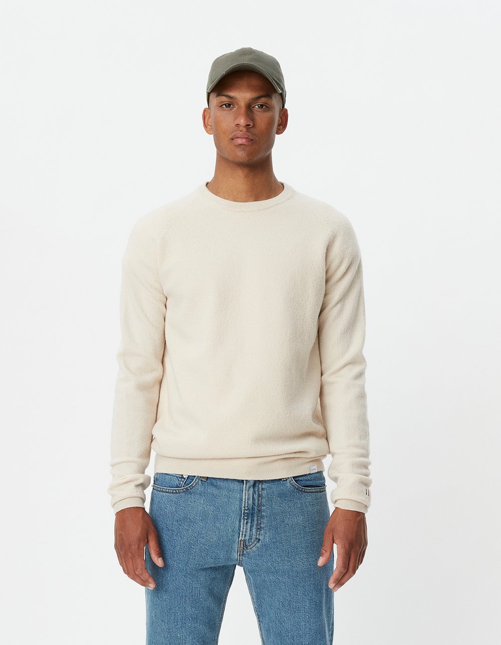 ETHAN WOOL KNIT - IVORY