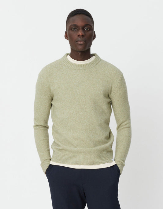 FRANCIS RECYCLED KNIT - NEUTRAL GREEN