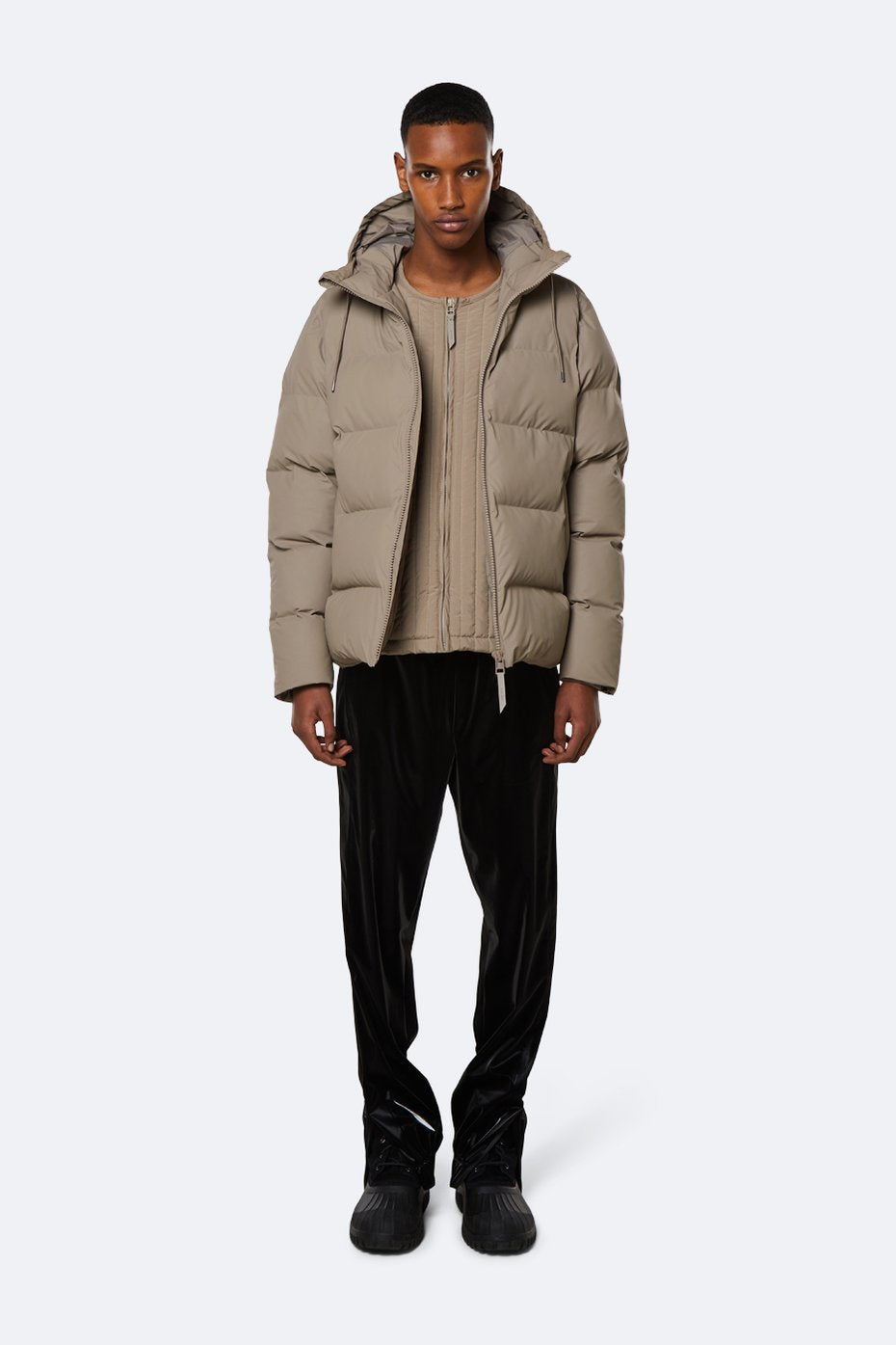 PUFFER JACKET - TAUPE